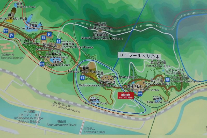 Tanba NamiKiMichi Park Map